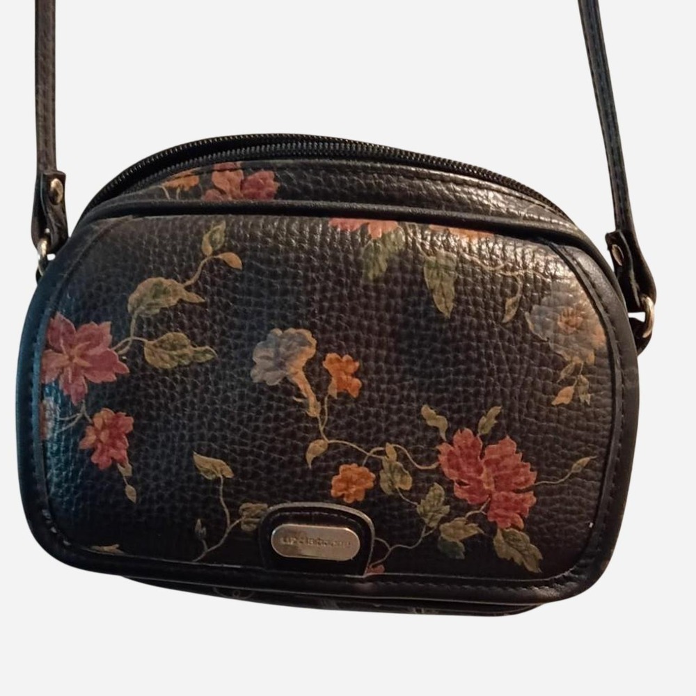 Vintage Liz Claiborne Floral Crossbody Camera Bag